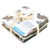 Hudson Baby Infant Boy Flannel Cotton Washcloths, Animal Adventure 12 Pack, One Size - 2 of 4