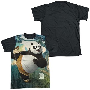 Men's Kung Fu Panda Training Short Sleeve Costume T-Shirt - 1 of 4