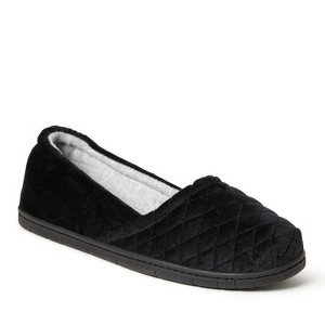 Dearfoams Women's Katie Microfiber Velour Espadrille House Slipper - 1 of 4