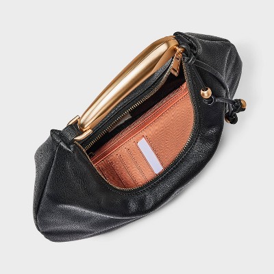 Metal Handle Crescent Handbag - A New Day' - image 4
