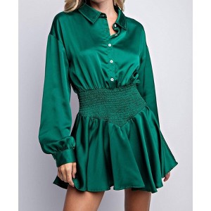 Women's Satin Romper - Style USA - 1 of 3