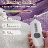 GustoWave Electric Waffle Fast Heating Flannel Blanket, Purple for Best Gift - 3 of 4