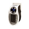 Brentwood 350-Watt Plug-in Wall-Outlet Personal Space Heater in White - 2 of 4