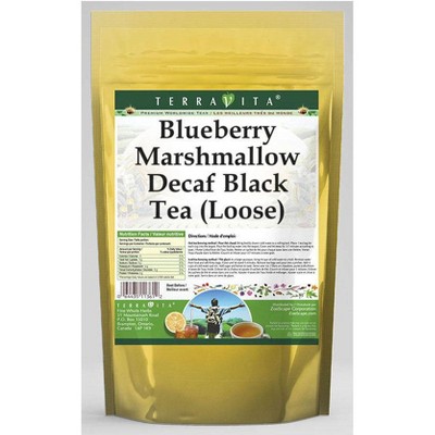 TerraVita Blueberry Marshmallow Decaf Black Tea (Loose) (4 oz, ZIN: 537358, 1-Pack)