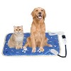 iMountek "Electric Pet Heating Pad for Dogs & Cats with 9 Heat Levels, Timer, Waterproof, Chew-Resistant"Blue - 3 of 4