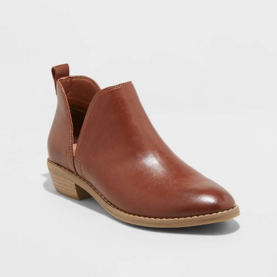 target cognac booties