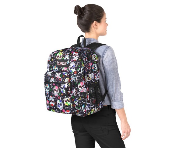 Trans by JanSport&#174; 17" SuperMax Backpack - Sugar Skulls