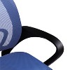 Home Imports Emporium Adjustable Swivel Office Chair with Mesh Back and Sled Base, Comfortable Visitor Chair for Waiting Room - 4 of 4