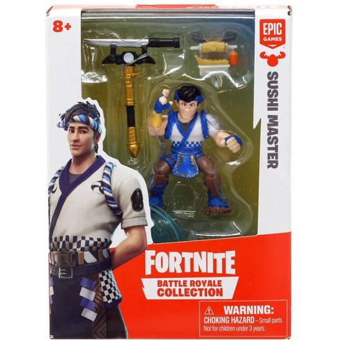 Fortnite Epic Games Battle Royale Collection Sushi Master 2 Inch Mini Figure Target - jumbo roblox toys at target