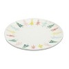 Ceramic Pine Tree Platters (Set of 3) – 11" Round Christmas Serving Plates for Snacks & Treats, by Melrose - 3 of 3