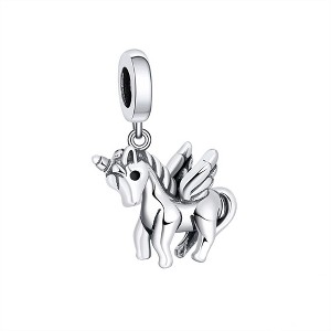 Unicorn Charm European Bead Sterling Silver Ginger Lyne Collection - 1 of 4
