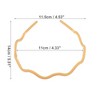 Unique Bargains Women's Classic Fashion Frosted Wavy Hairband 5.51"x4.53" 1 Pc - 3 of 4