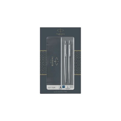Parker Jotter Retractable Ballpoint Pen/Mechanical Pencil Gift Set Blue Ink (2093256)