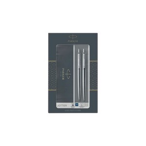 Parker Jotter Retractable Ballpoint Pen/Mechanical Pencil Gift Set Blue Ink (2093256) - 1 of 2