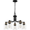 Baltic 5-Light Matte Black Chandelier - 4 of 4
