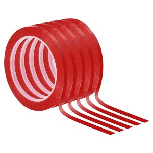 Unique Bargains Adhesive Versatile DIY Art Graphic Chart Thin Whiteboard Tape 5 Pcs - 1 of 4