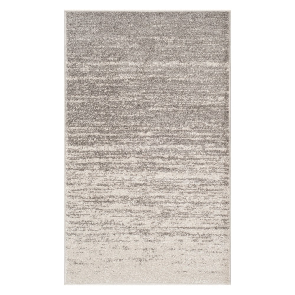 3'x5' Ombre Design Accent Rug Light Gray/Gray - Safavieh