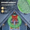 VINGLI 60 Inch Pre-lit Large Christmas Wreath - 400 LED Lights, Red Bow, Timer & Remote Control, Outdoor Decor for  Windows Door - 4 of 4