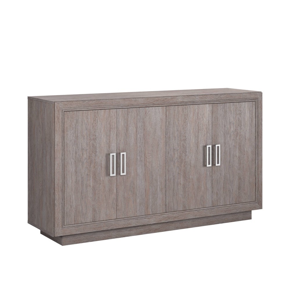 Sauder Hayes Garden TV Credenza for TVs up to 60" Ashen Oak