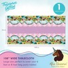 Treasures Gifted Afro Unicorn Tablecloth - 54in x 108in Table Cloth - Afro Unicorn Birthday Party Decorations - 2 of 4