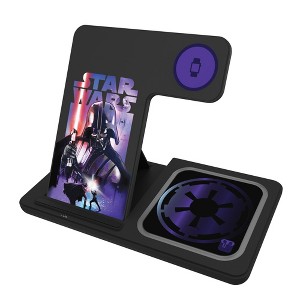 Keyscaper Star Wars Darth Vader Portrait Collage 15-Watt 3 in 1 Charging Station - 1 of 4