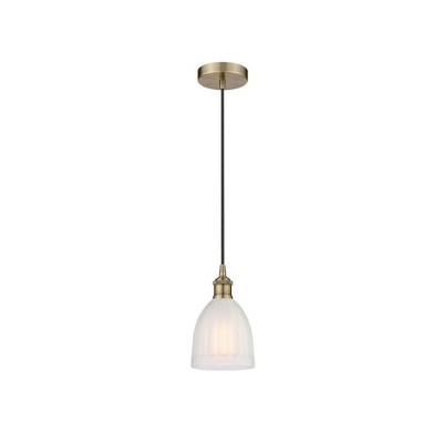 Brookfield - 1 Light Cord Hung Mini Pendant In Industrial Style-9.75 Inches Tall and 5.75 Inches Wide