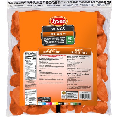 Tyson Buffalo Chicken Wings - Frozen - 2.5lbs