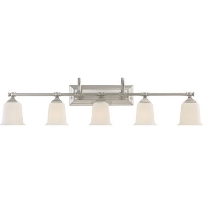 Quoizel Lighting Nicholas 5 - Light Vanity in  Brushed Nickel