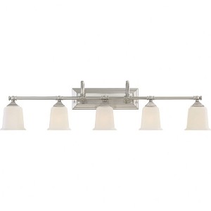 Quoizel Lighting Nicholas 5 - Light Vanity in  Brushed Nickel - 1 of 4