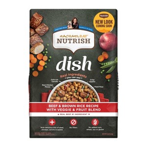 Rachael Ray Nutrish Dish Beef, Vegetable, Fruit & Brown Rice Dry Dog Food - 1 of 4