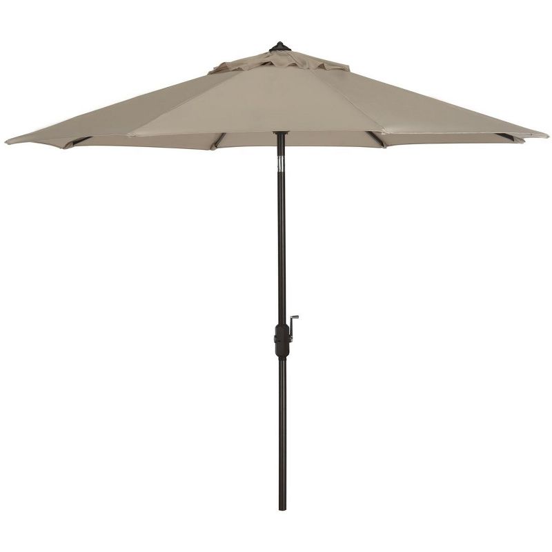 UV Resistant Ortega 9 Ft Auto Tilt Crank Patio Outdoor Umbrella  - Safavieh, 1 of 2