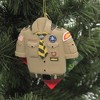 Kurt S. Adler 3.25 In Boy Scout Tan Shirt Christmas Badges Tree Ornaments - 2 of 3