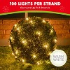 Joyfy 2-Pack 100 Warm White Christmas Net Lights for Indoor & Outdoor Decorations, Christmas Events, Christmas Eve Night Decor, Christmas Tree, Bushes - 2 of 4