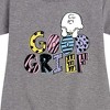 - Peanuts - Good Grief Charlie Brown Graphic Short Sleeve Fleece Dress - 2 of 4