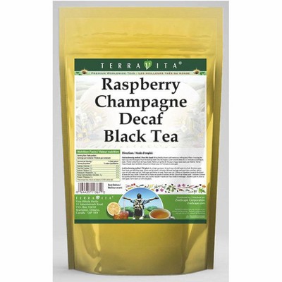 TerraVita Raspberry Champagne Decaf Black Tea (50 tea bags, ZIN: 538689, 3-Pack)