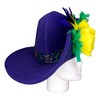 Foam Party Hats Mardi Gras Roses Lady Hat - 2 of 4