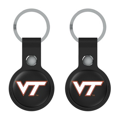 Keyscaper NCAA ACC Universities Insignia Black Airtag Holder 2-Pack