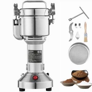 VEVOR 750g Electric Grain Mill Grinder, High Speed 2000W Commercial Spice Grinders, Stainless Steel Pulverizer Powder Machine - 1 of 4