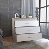 NicBex 3 Drawer Dresser,Modern Chest of Drawers with Metal Handles for Living Room,Office,Entryway,Hallway - 2 of 4