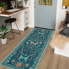Area Rugs Modern Floral Rug for Living Room Bedroom,Low Pile Area Rugs Machine Washable Large Carpet for Dining Room Playroom Home Office Decor - 3 of 4