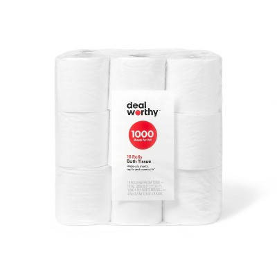 Toilet Paper - 18 Rolls - Dealworthy™ : Target