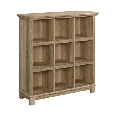 47" Garden Villa 9 Cube Organizer Orchard Oak - Sauder: Storage Bookcase, MDF, Fixed Shelves