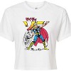 Women's - Marvel - Thor Katakana Cropped Graphic T-Shirt - 2 of 4