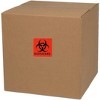 KOVOT - 500 Stickers - 4"x4" Orange Biohazard Logo Warning Labels - 4 of 4