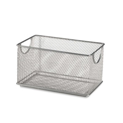 Design Ideas Mesh Stacking Bin – Metal Shelving Storage Container ...