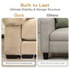 154.6" Corduroy Cloud L-Shaped Modular Sectional Sofa with Thick Cushions & Wide Armrests - 3 of 4