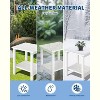 Outdoor Adirondack Side Table - HDPE Side Patio, All-Weather Resistant, Square Plastic Patio Table, Perfect for Garden and Porch - 4 of 4