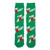 2-Pack of Refreshing 7UP Adult Crew Socks - Quench Your Thirst for Style and Comfort! - 4 of 4