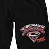 Superman Man Of Steel Logo Men's Black Sleep Pajama Shorts - 2 of 4