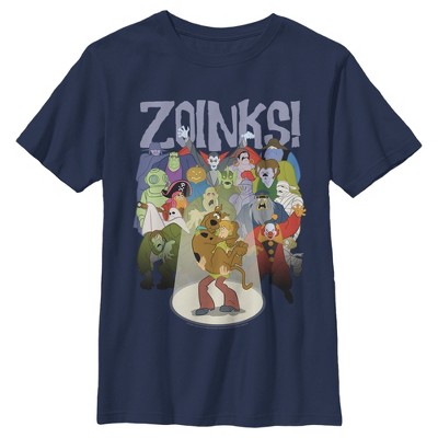 Boy's Scooby Doo Zoinks Monster Audience T-Shirt